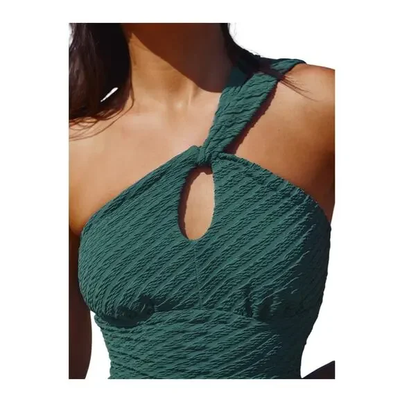 Cupshe Ruched Push-Up Tummy Control One-Piece - Picture 2 of 10